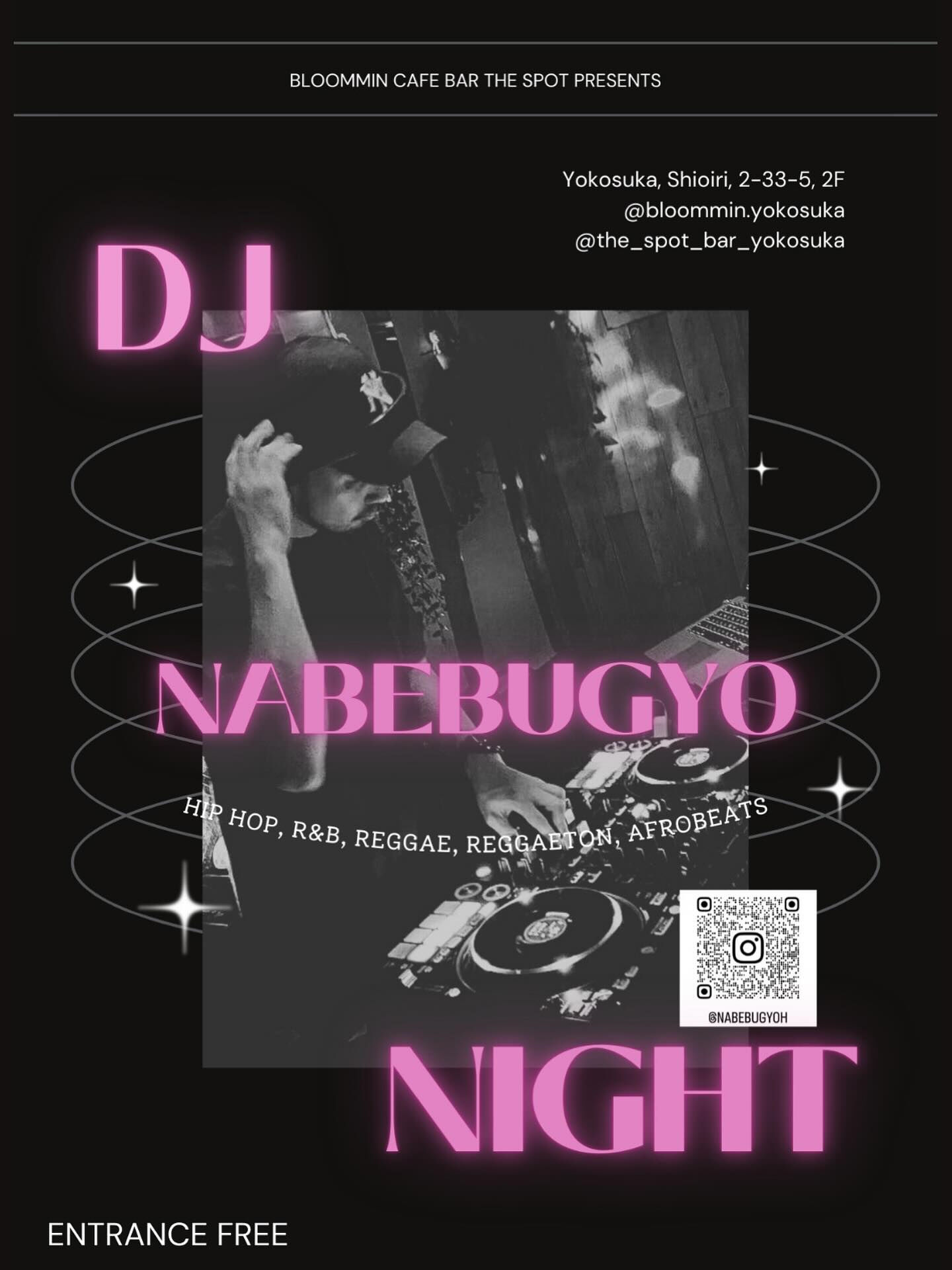 Twice a month! We have a DJ ni